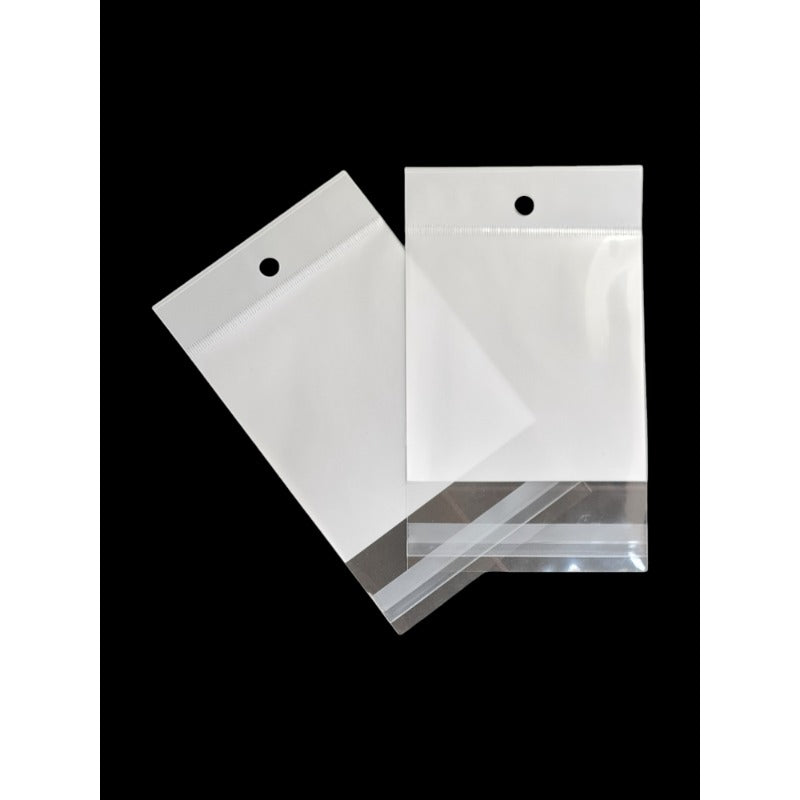 PVC BAG - WHITE ±9×15.5 Cm - Thickness 40 Microns ±100-Piece - Image 2