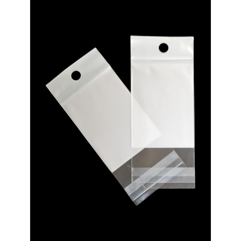 PVC BAG - WHITE ±5×12 Cm - Thickness 40 Microns ±100-Piece - Image 2
