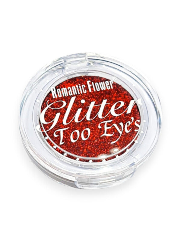 Romantic Flower - Eye Glitter, Red - Image 2