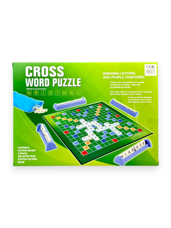 Cross Words Puzzle - 4 Racks And 100 Tiles - Image 2