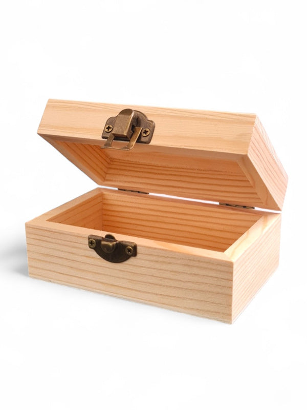 Wooden Craft Box ±11×7×5 cm - Image 2