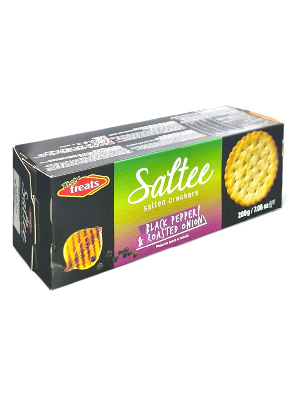 Saltee - Black Pepper And Roasted Onion Crackers, 200 g - Image 2