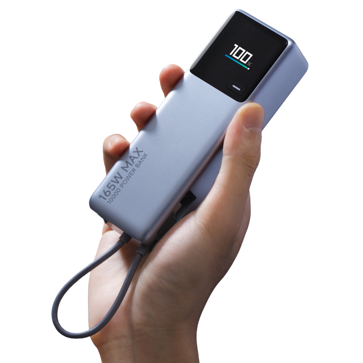 Xiaomi 165W Power Bank 10000mAh (Integrated Cable)-Silver - alternate product view 10