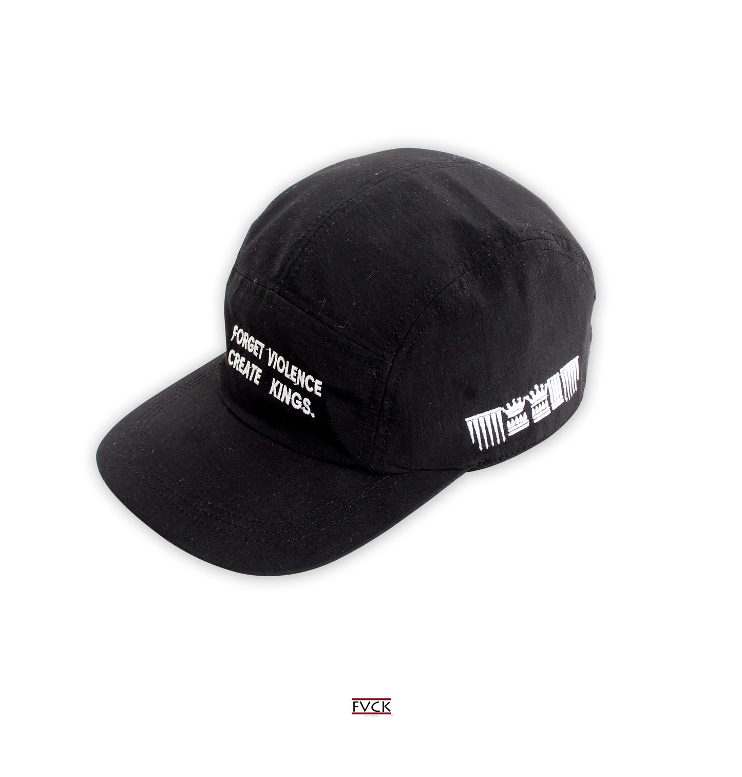 Forget Violence Create Kings Phrase Out 5 Panel Cap