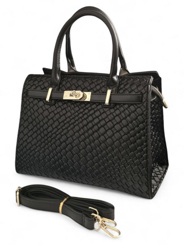 Ladies BAG - BLACK ±21×28×11 Cm