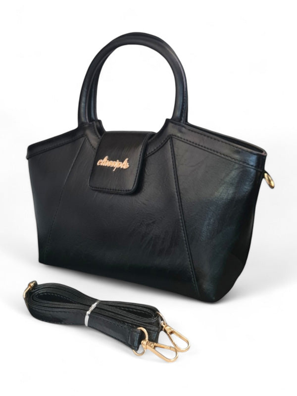 Ladies BAG - BLACK ±22×38×9 Cm