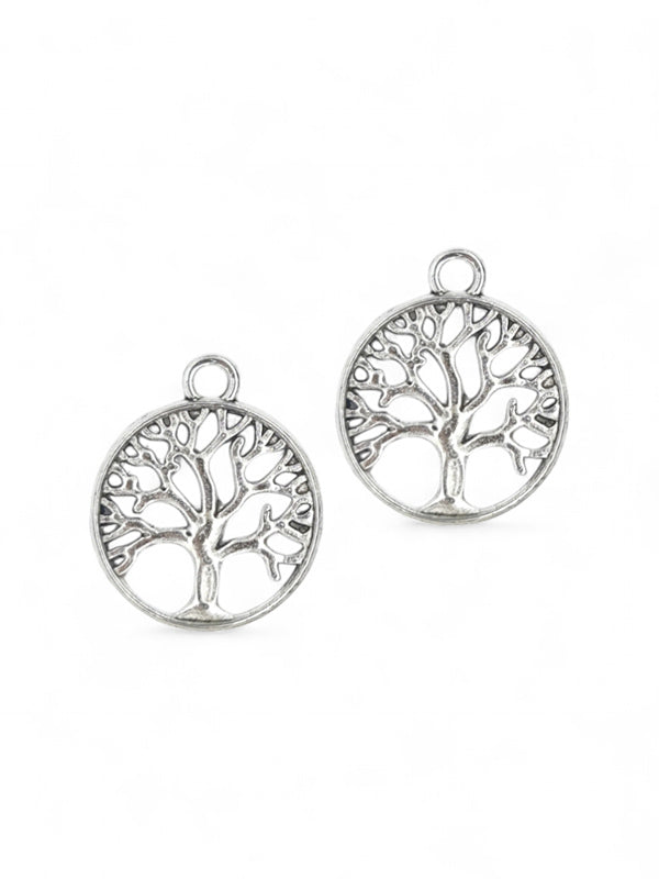METAL CHARM - TREE ±23×20 Mm ±40-Piece