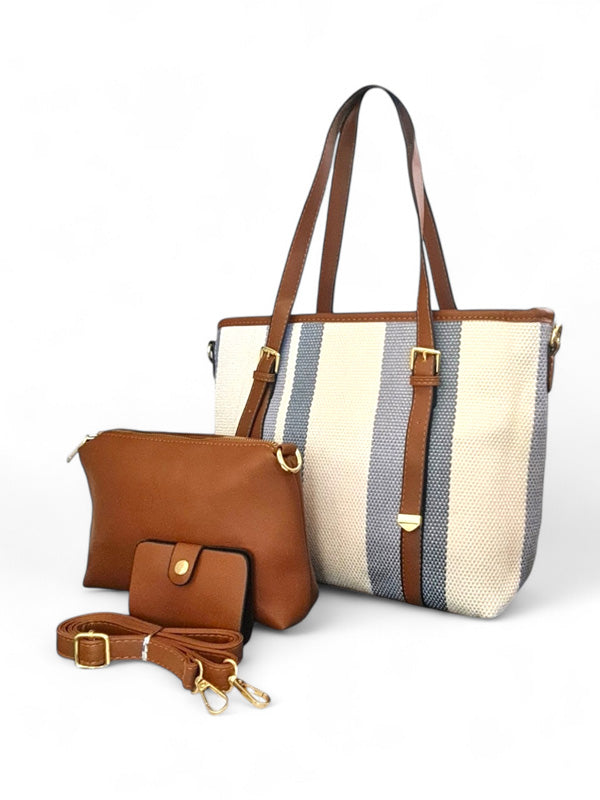 Ladies BAG - LIGHT BLUE ±27×33×13 Cm