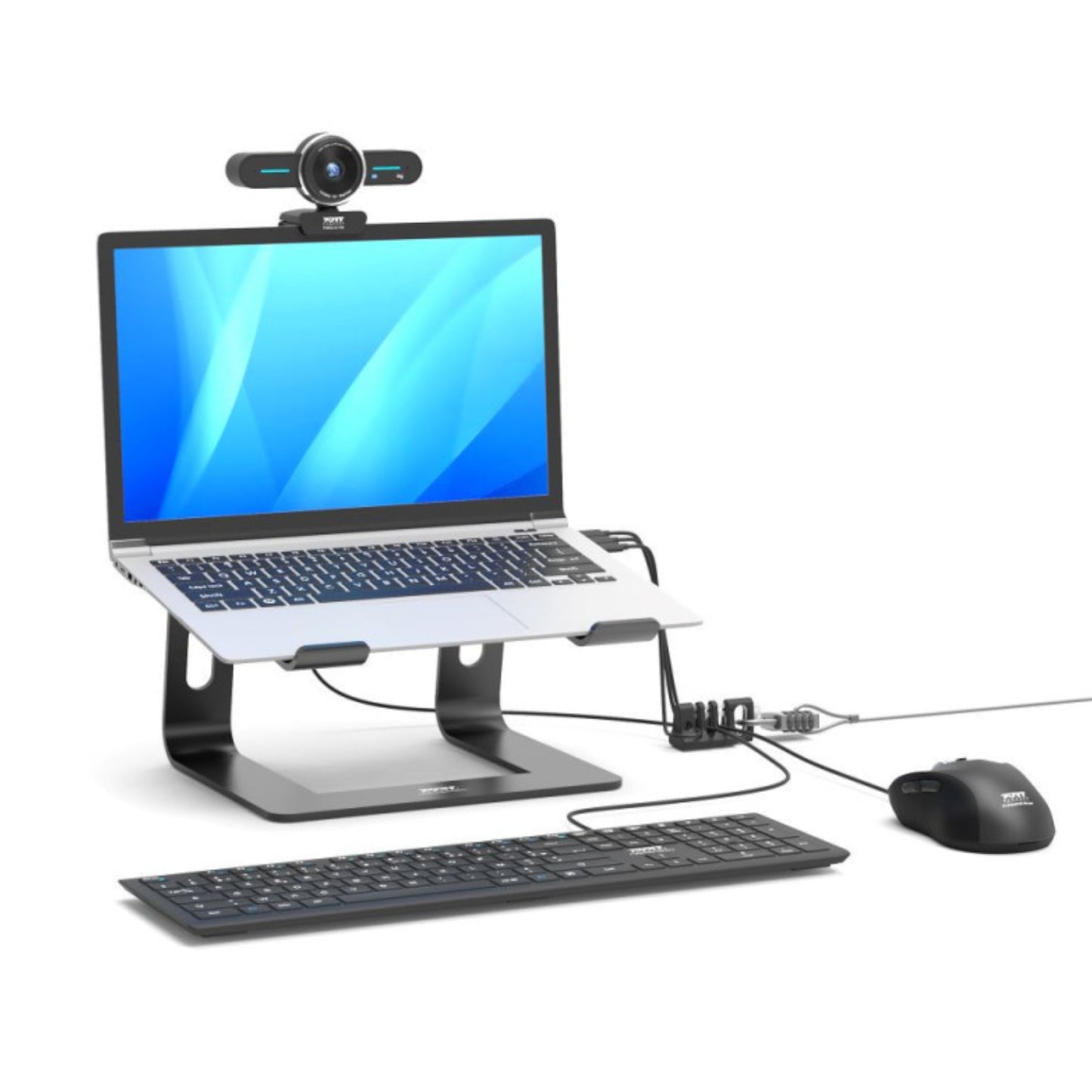 Port Connect Desktop Cable Manager for Mouse and Keyboard - alternate product view 6