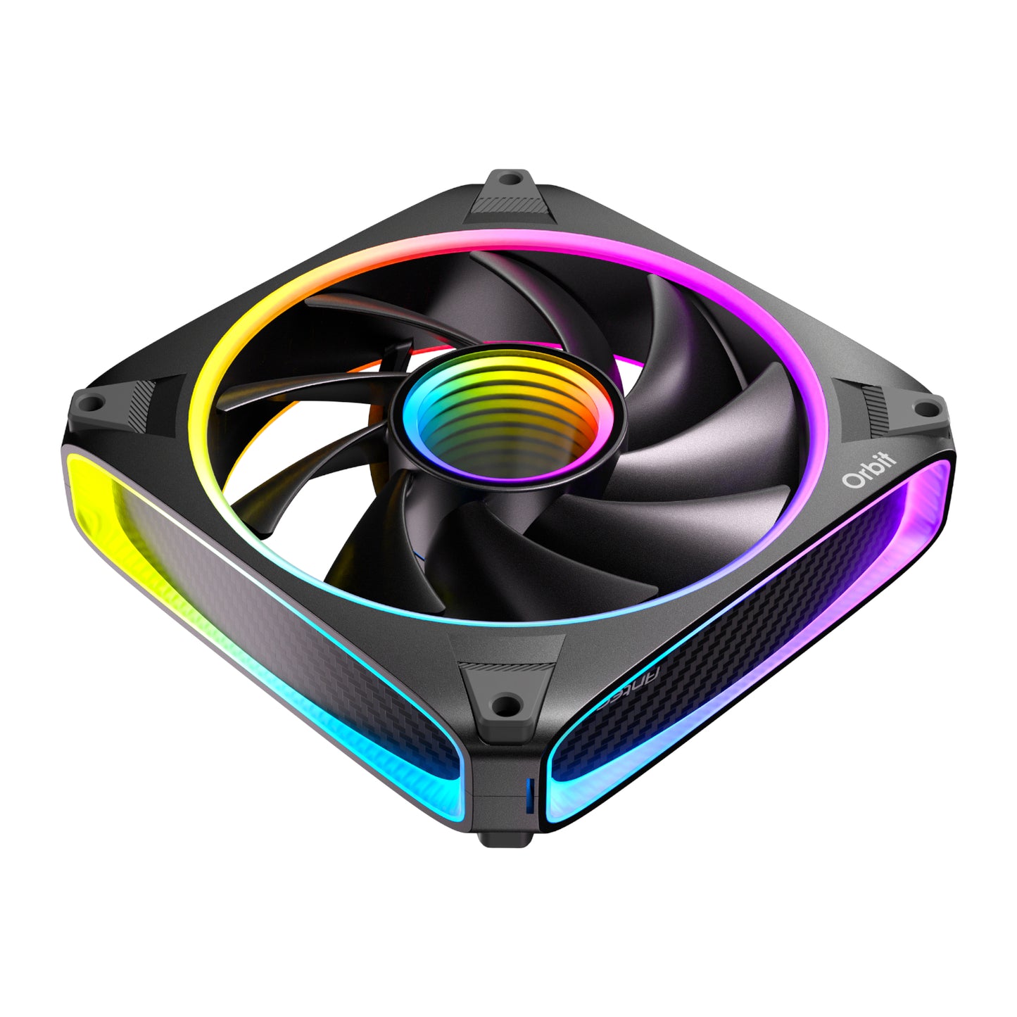 Antec ORBIT PWM 120mm ARGB Fan 3 Pack - Black - alternate product view 5