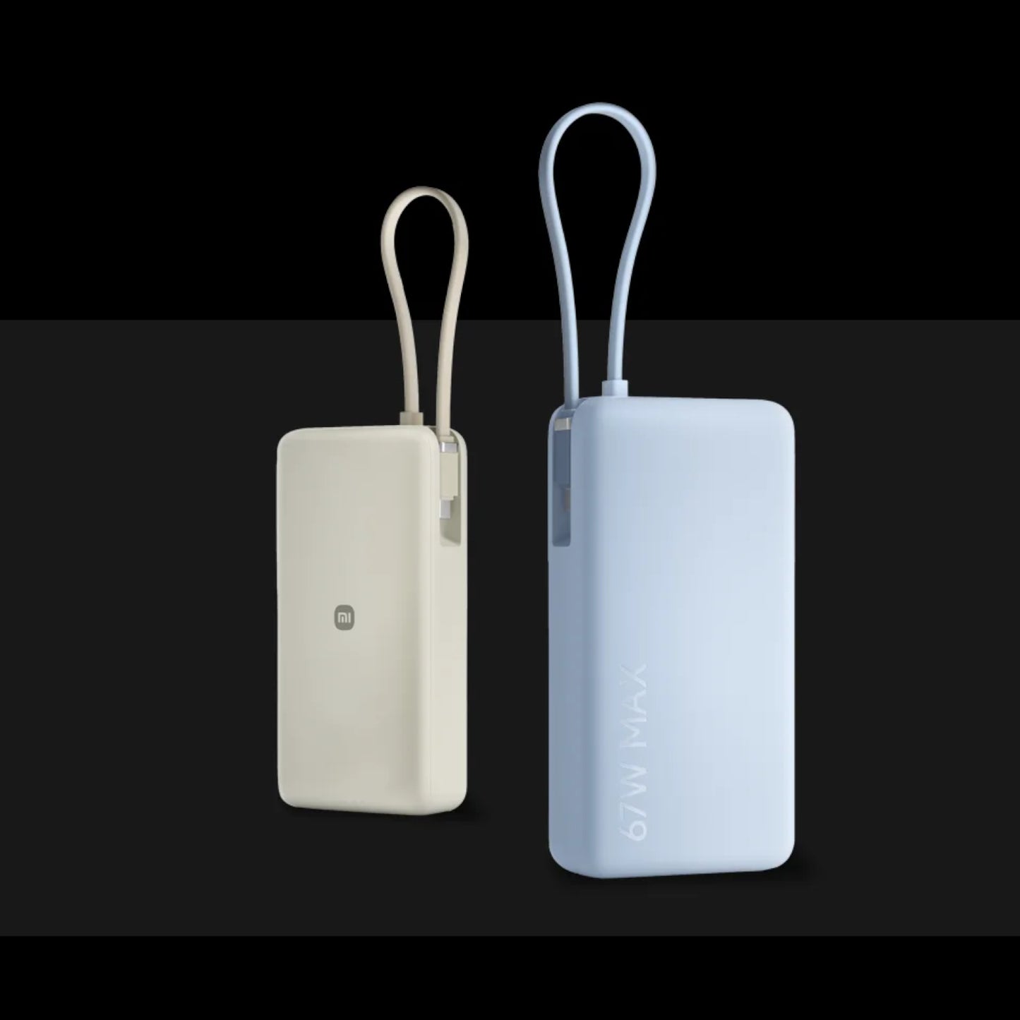 Xiaomi 67W Power Bank 20000 (Integrated Cable) - Tan - alternate product view 5