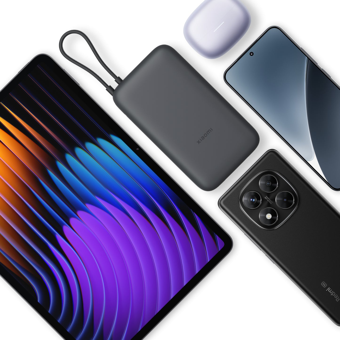 Xiaomi Power Bank 20000mAh (Integrated Cable) - Dark Grey - alternate product view 6