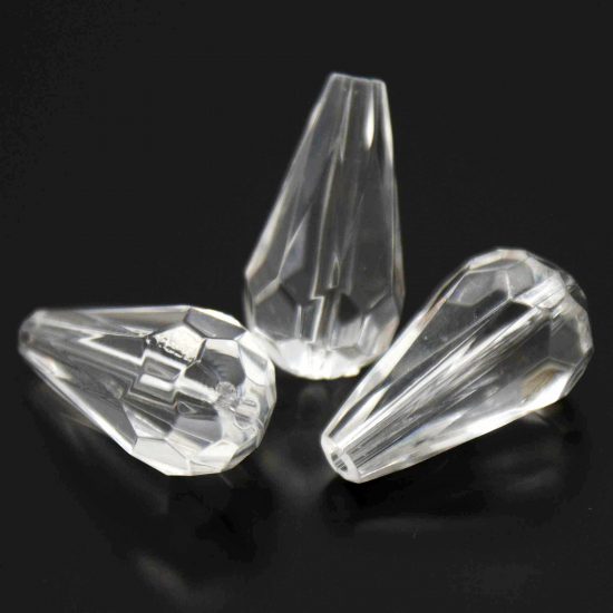 Acrylic BEAD TEAR 26x14 Mm (HOLE - 2 Mm)