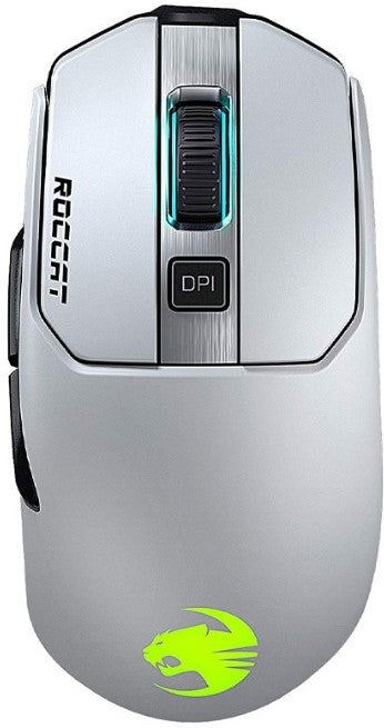 Roccat Kain 202 AIMO White Wireless Optical 16000 dpi Titan-Click RGB Gaming Mouse