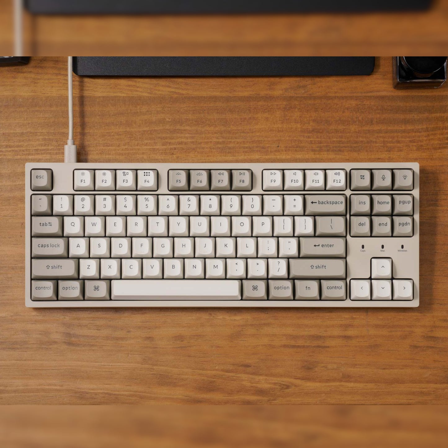 Keychron C1 Pro 8K 80% Super Red Hot-swappable RGB Wired Mechanical Keyboard - alternate product view 6