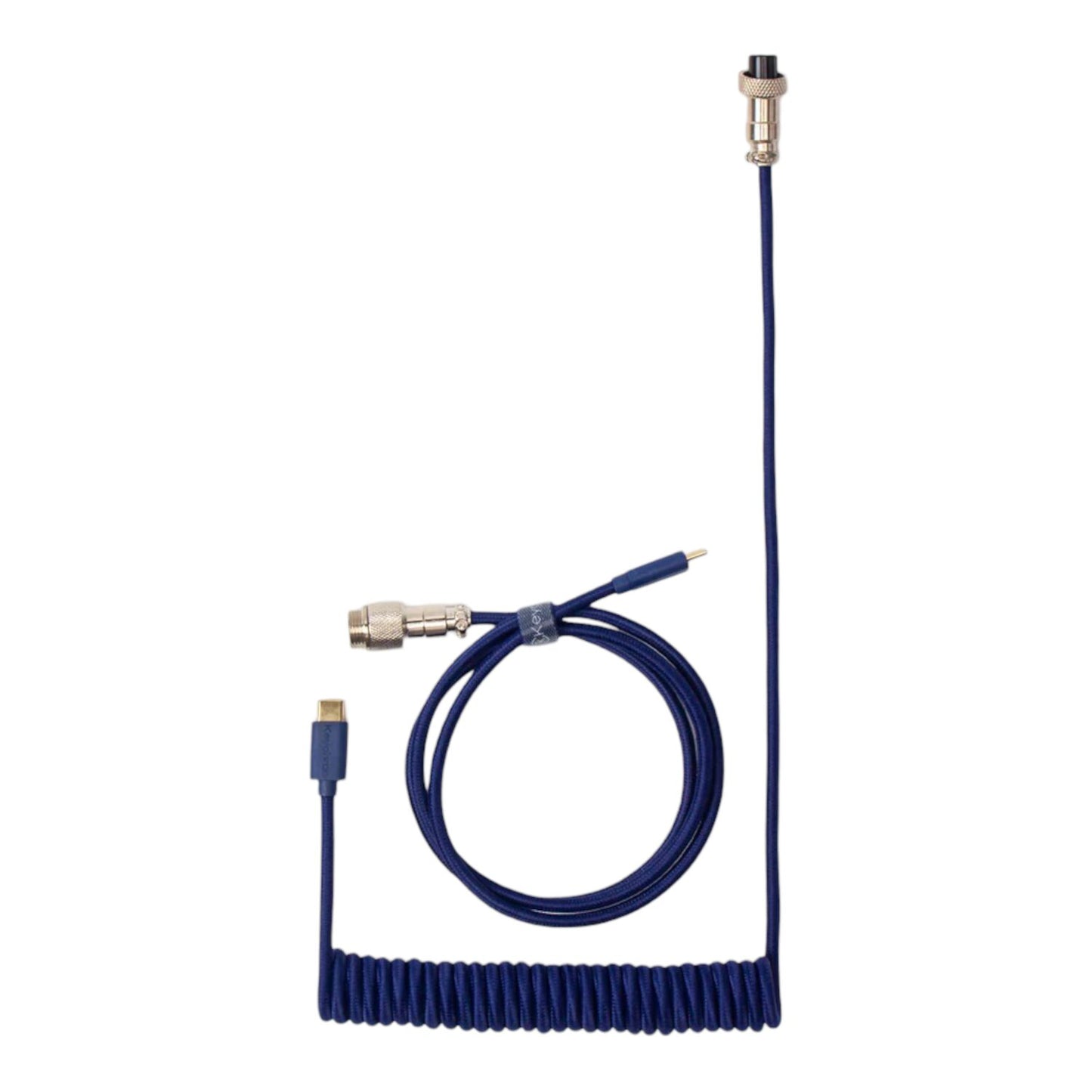 Keychron Coiled Aviator Blue Cable - alternate product view 2