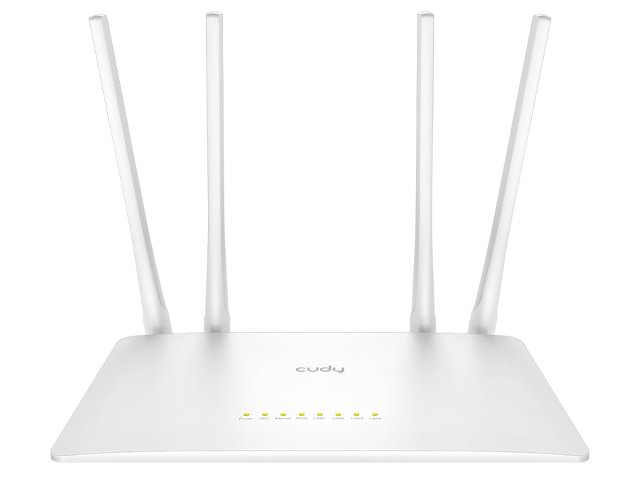 Cudy Dual Band WiFi 5 1200Mbps 5dBi Fast Ethernet Router