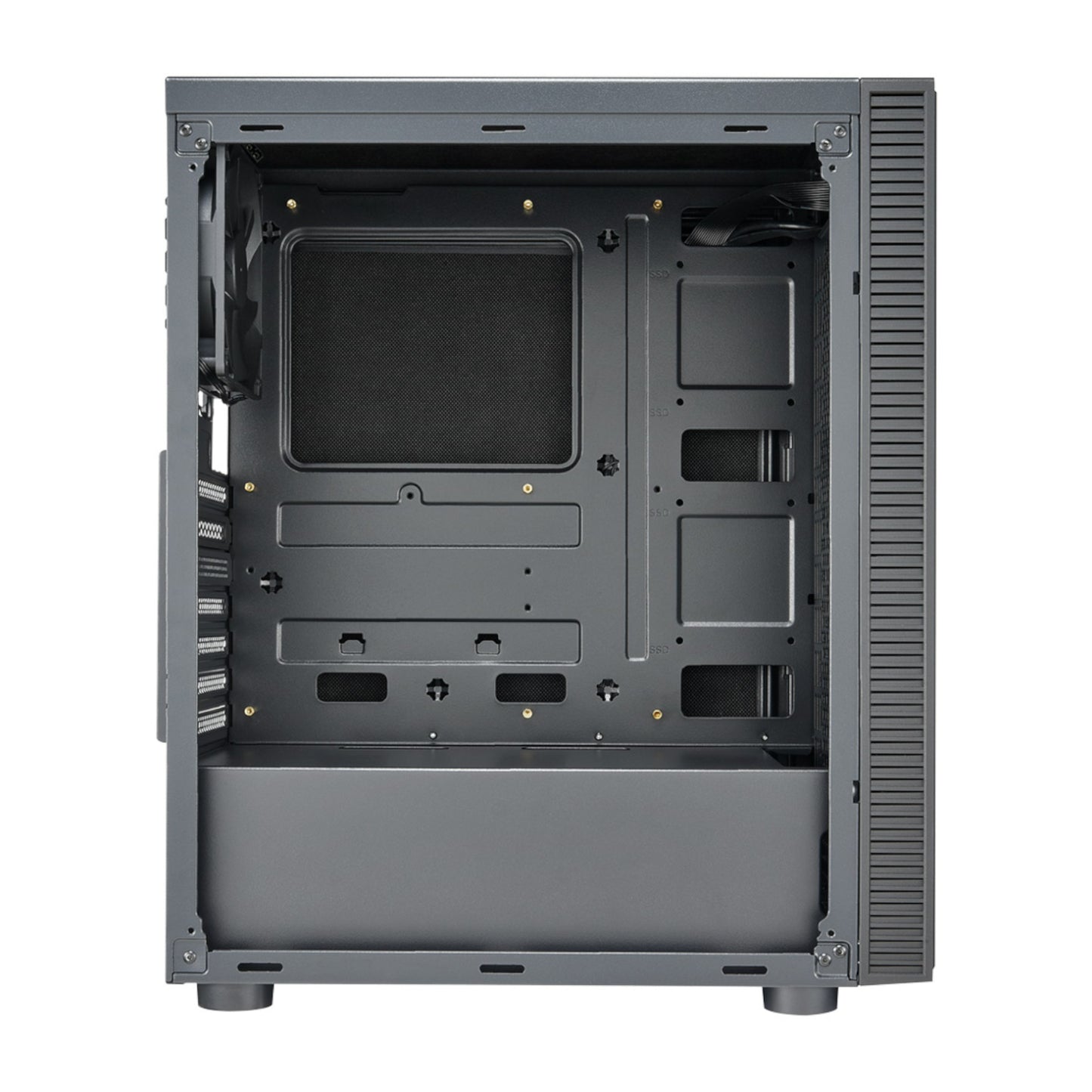 FSP CMT223S ATX Mid Tower Chassis - Black - alternate product view 5
