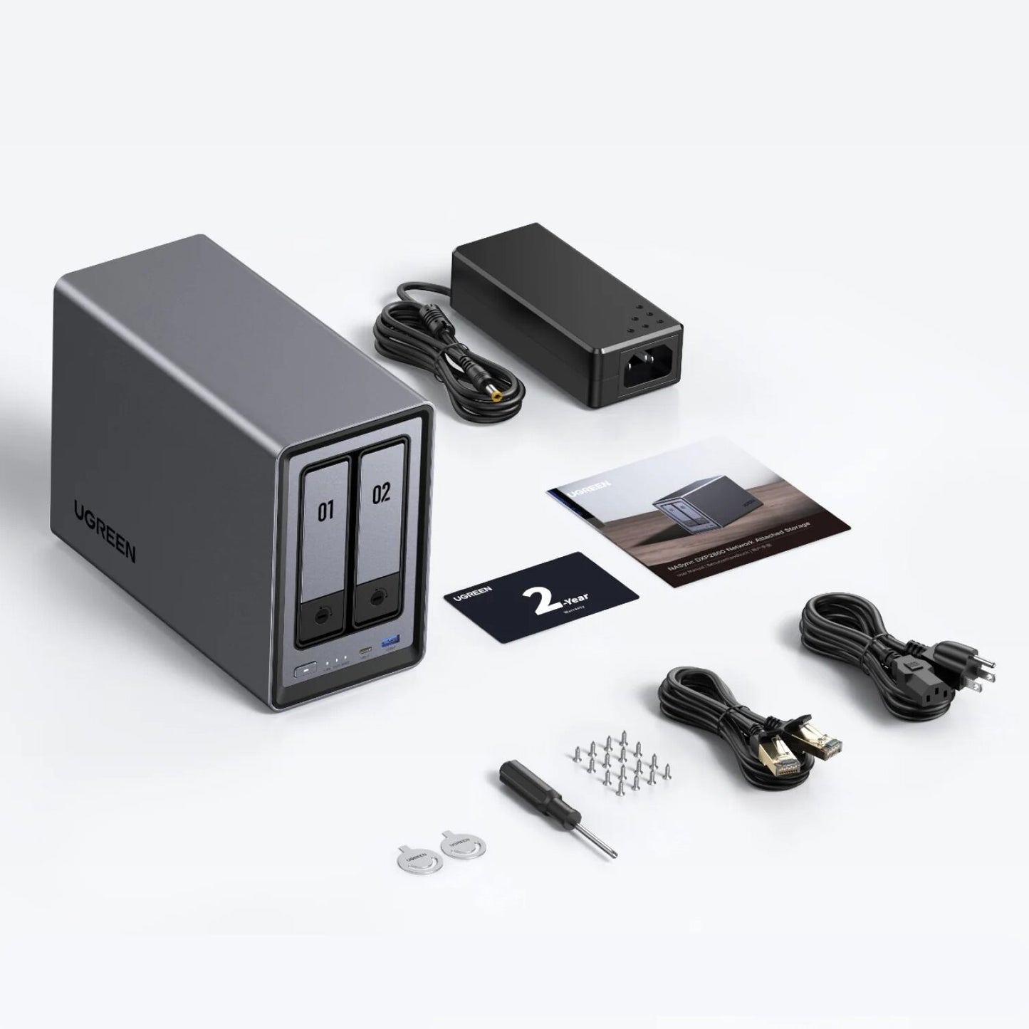 Ugreen NASync DXP2800 2 Bay NAS - alternate product view 4