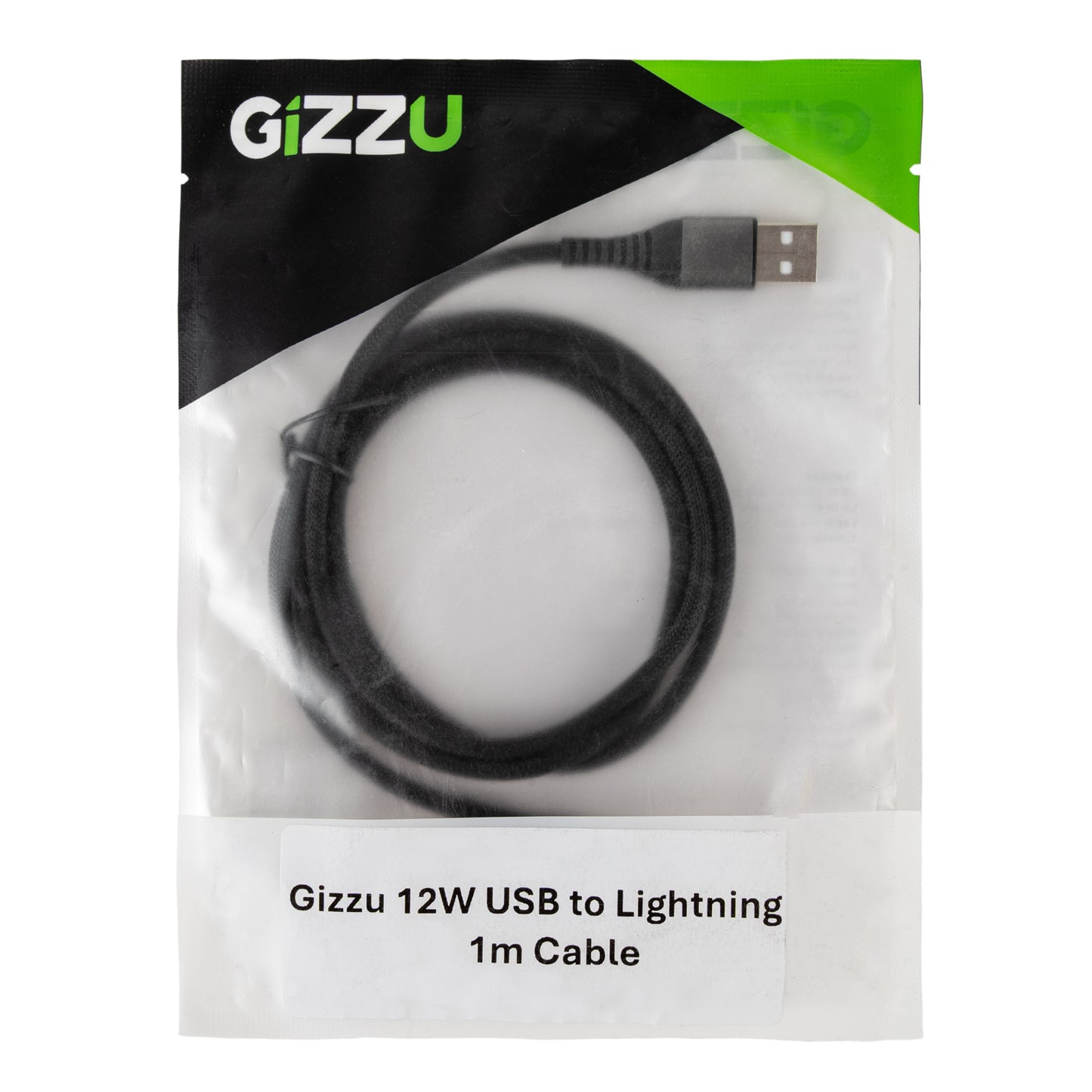 Gizzu 12W USB to Lightning 1m Cable - alternate product view 4