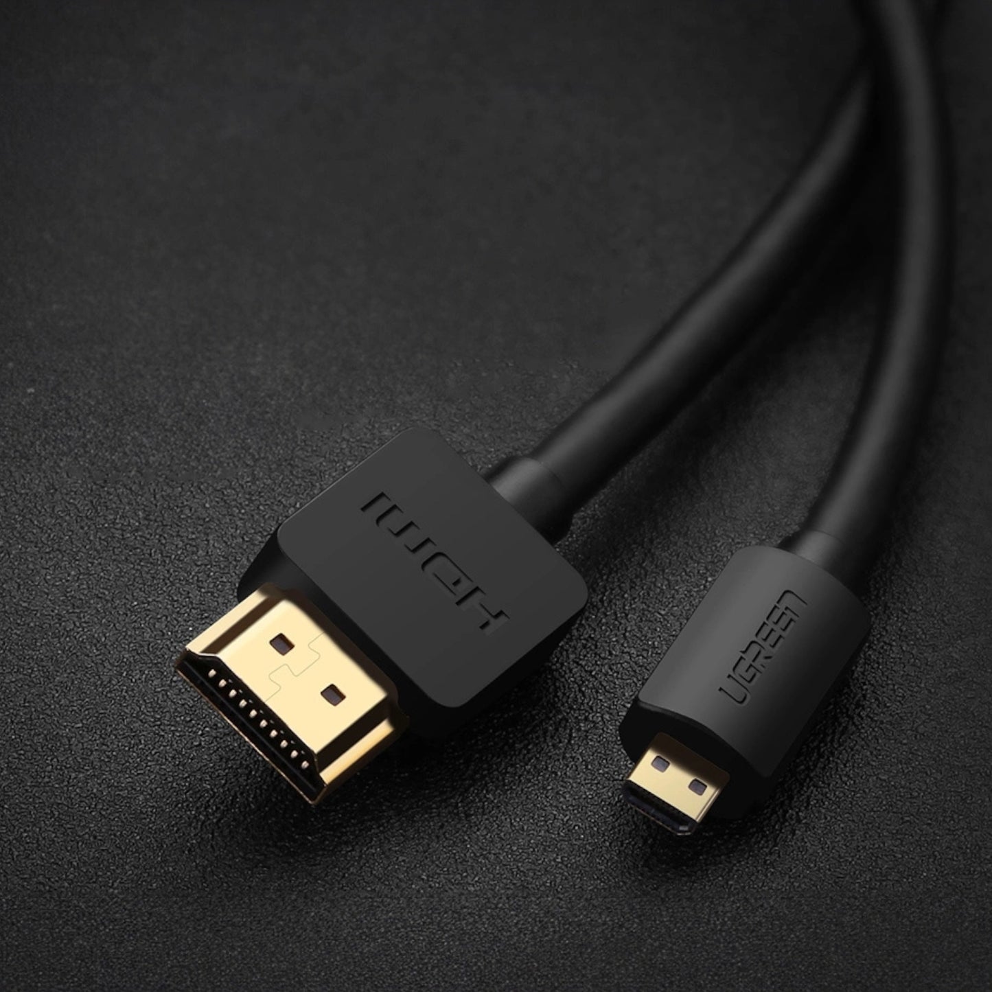 Ugreen HD127 Micro HDMI to HDMI 2.0 Cable 1.5M - Black - alternate product view 2