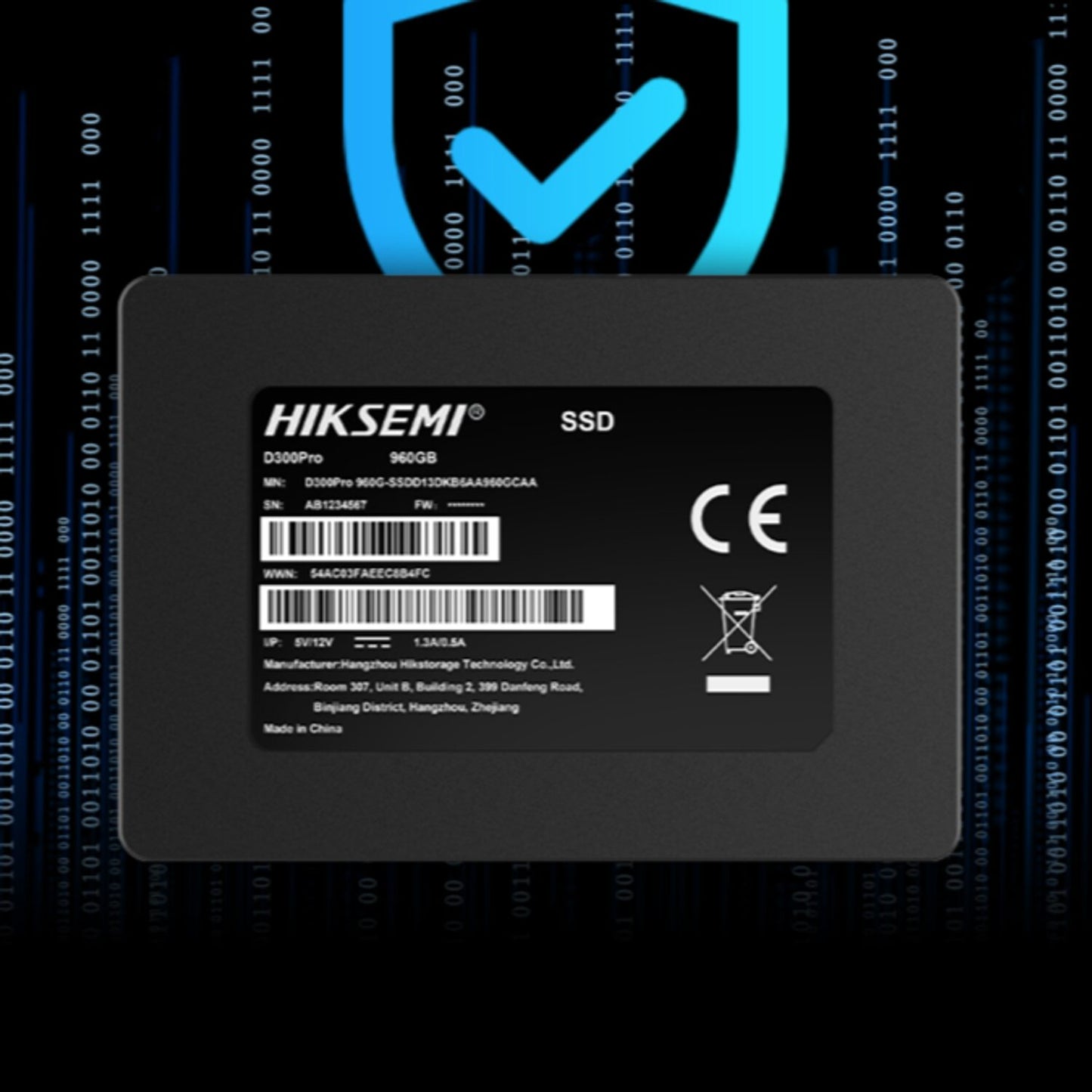 HIKSEMI D300 PRO 960GB Enterprise SATA III - alternate product view 3