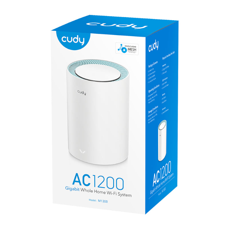 Cudy AC1200 Wi-Fi Mesh Kit 1 Pack With Gigabit - alternate product view 4
