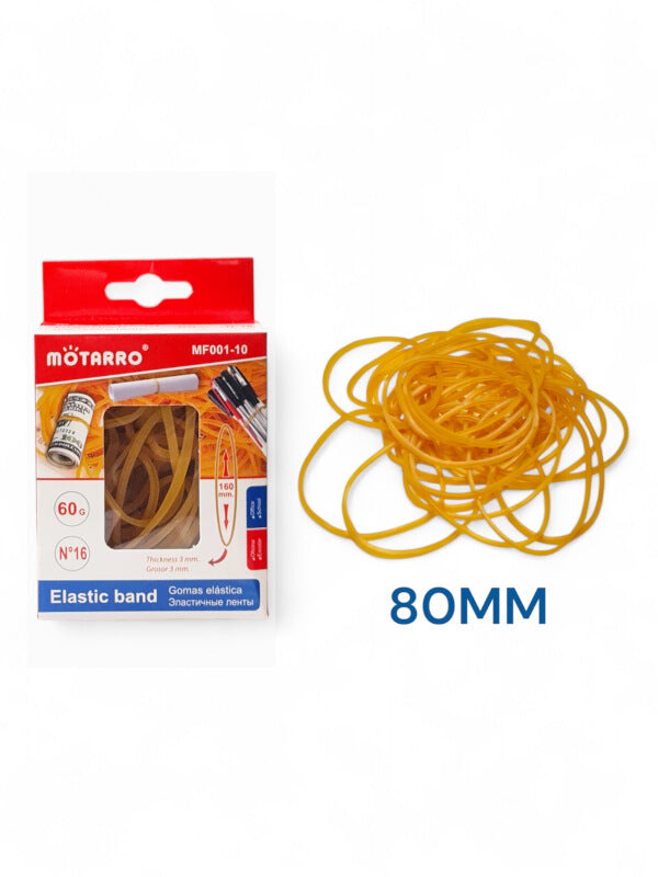 Motarro Elastic BAND - 80 Mm - 37-Piece (MF001 - 6)