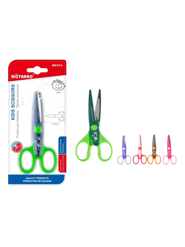 Motarro KIDS Scissors CRAFT - GREEN (MI019 - 9)