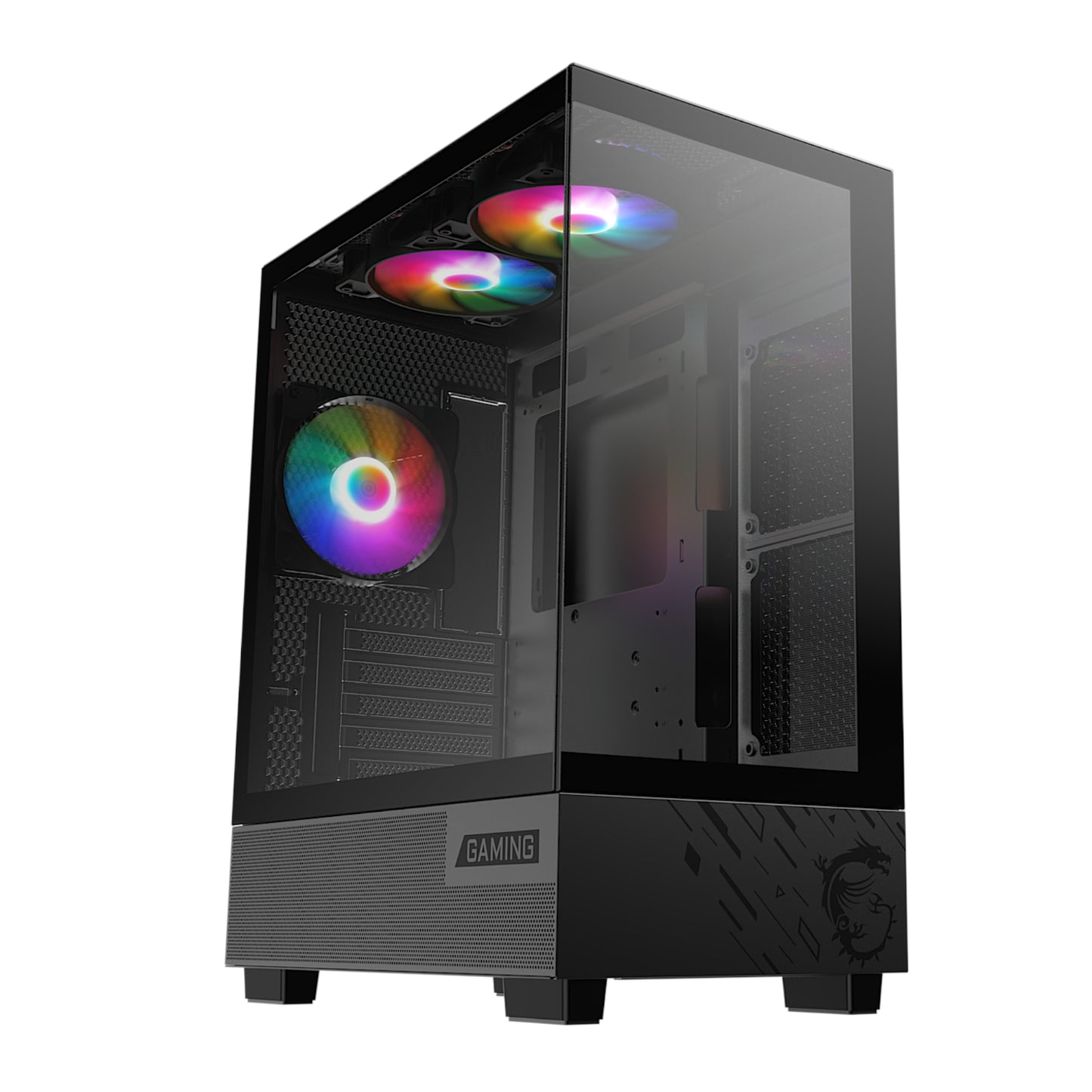 MSI PAG PANO M110A Micro-ATX Gaming Chassis – Black - alternate product view 5