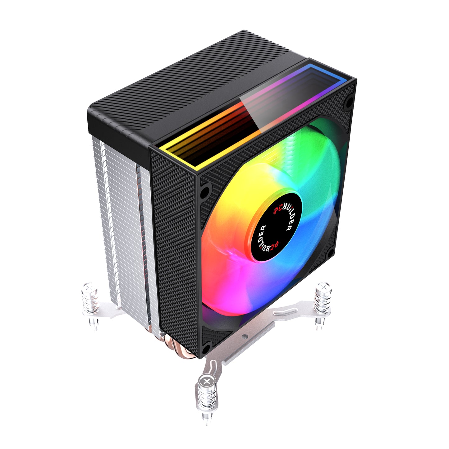 PCBuilder TYHPOON COOL 90mm Air CPU Cooler - Black - alternate product view 2