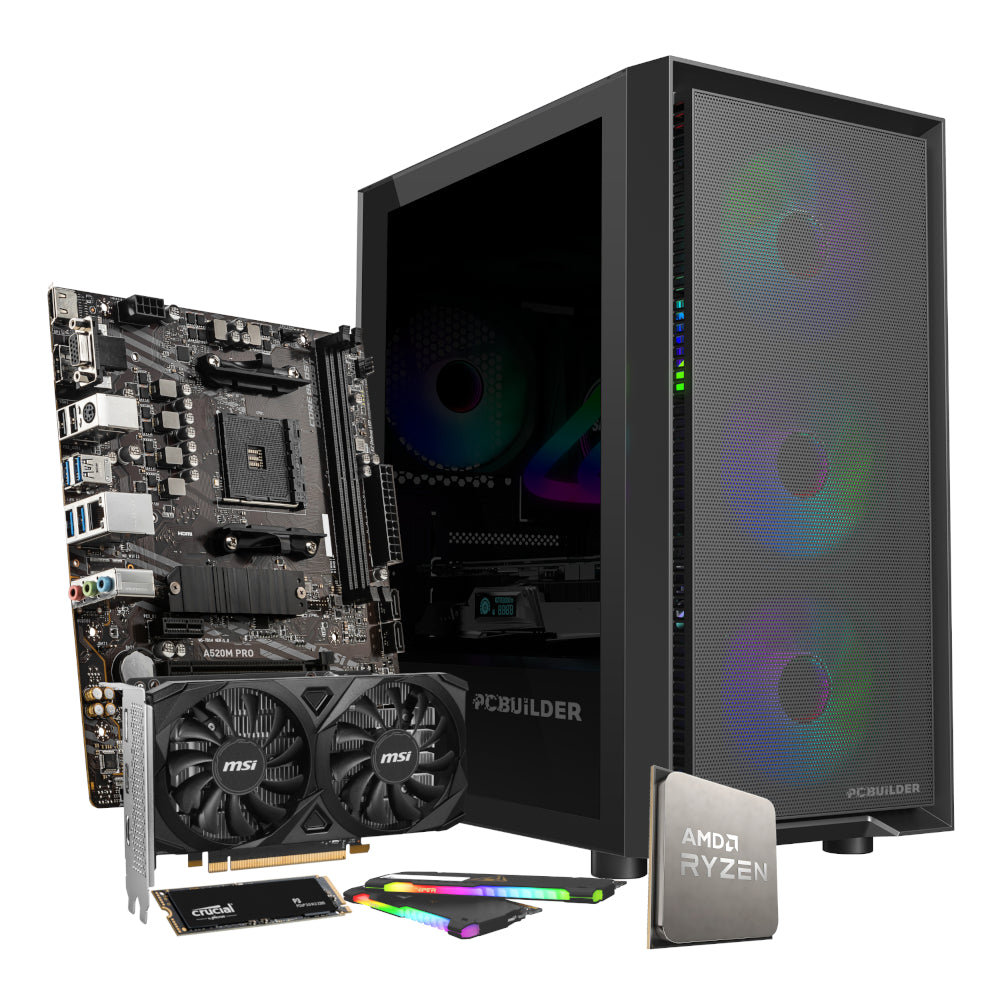 PCBuilder Ryzen 5 5500 SCOUT Windows 11 Gaming PC - alternate product view 17
