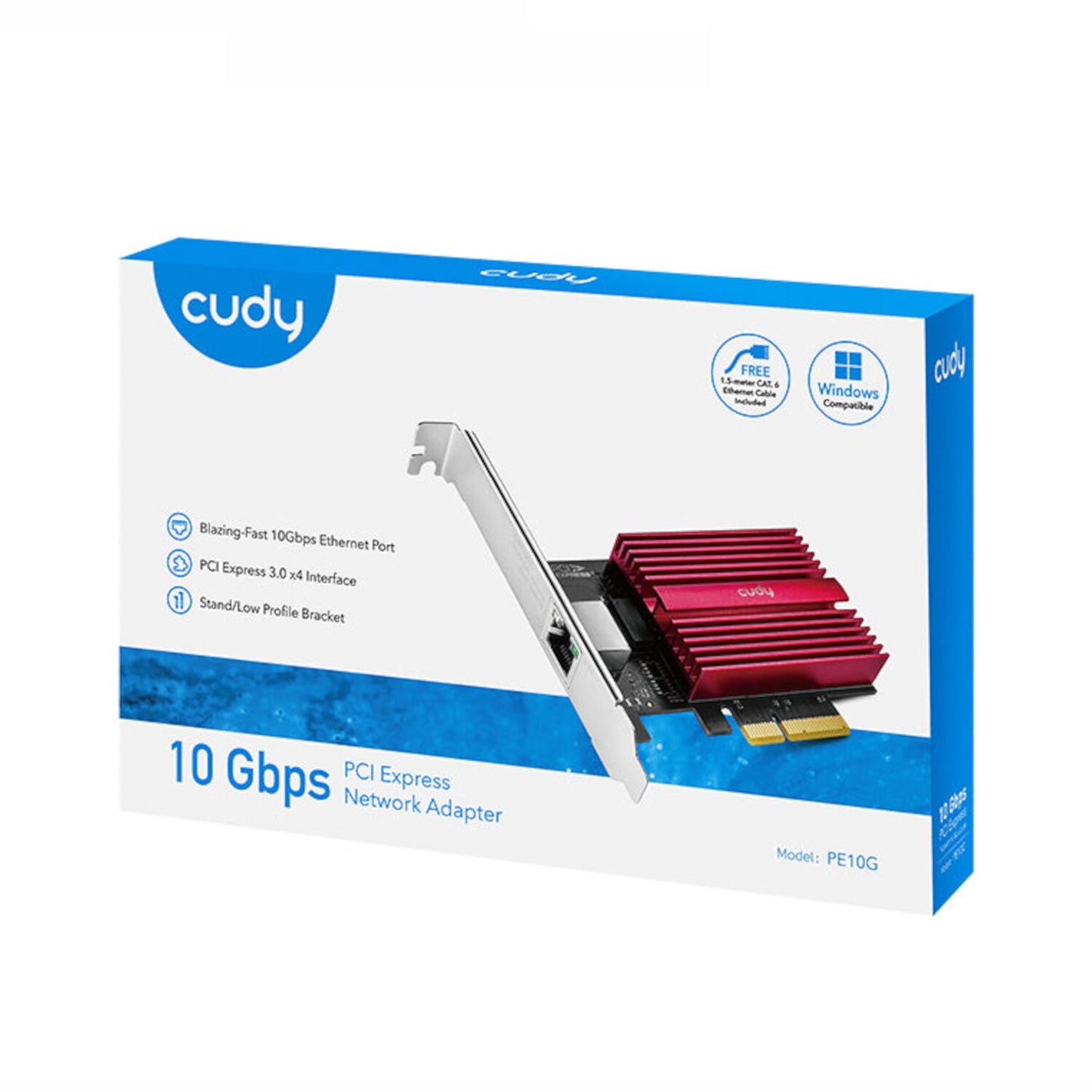 Cudy PE10G Network Adapter - 10Gbps, PCI Express - alternate product view 4