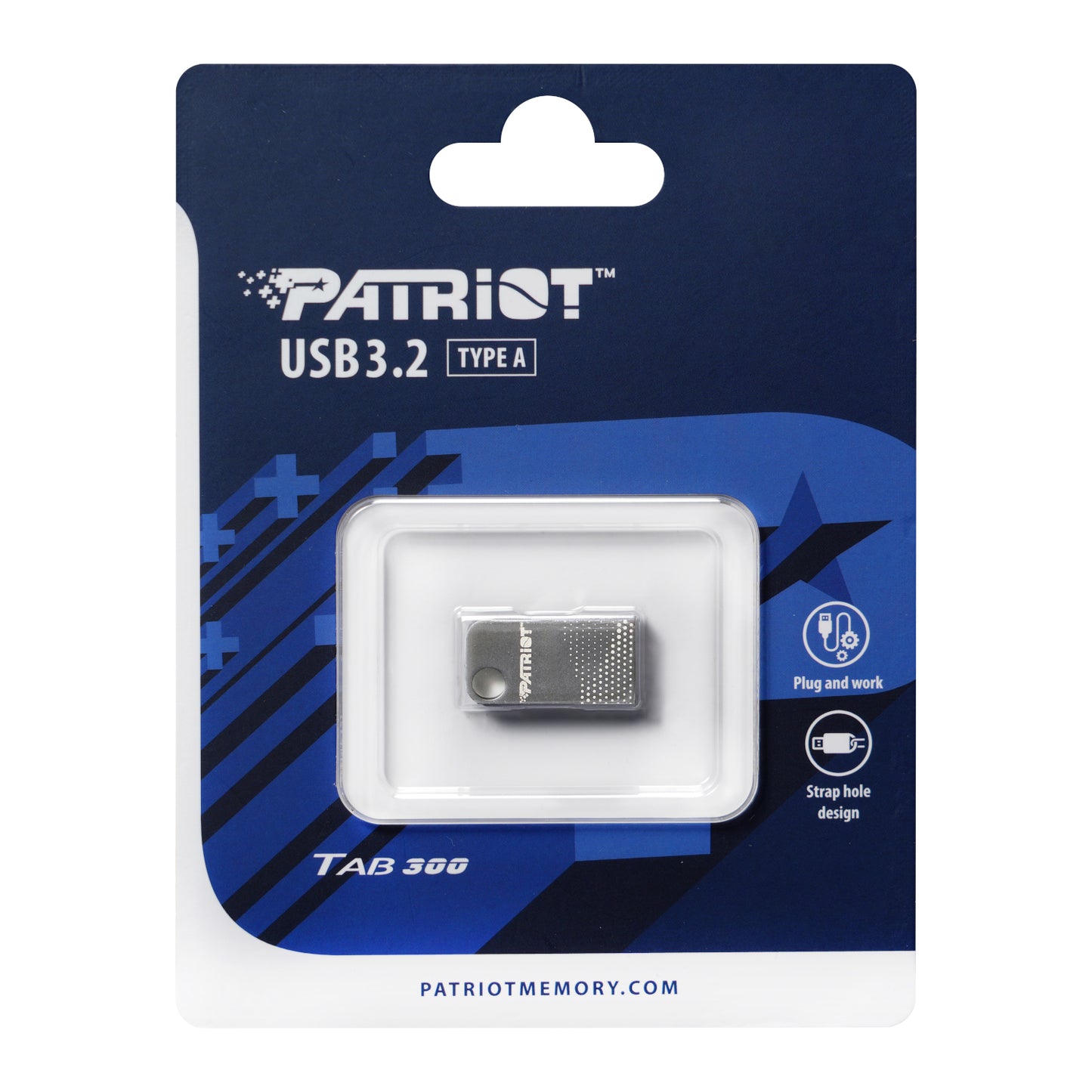 Patriot TAB300 Dark Shadow 128GB USB 3.2 Gen1 Flash Drive - alternate product view 5