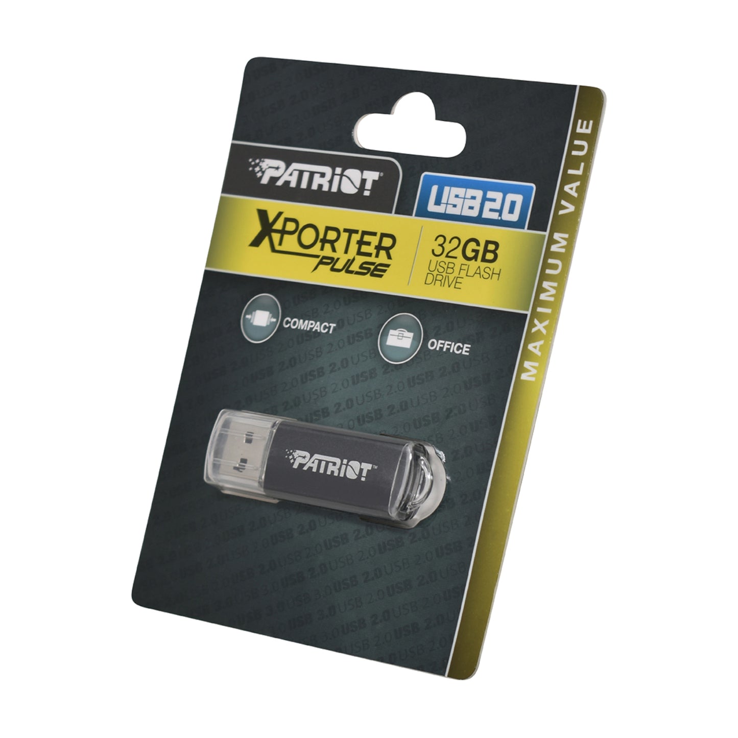 Patriot Xporter 32GB USB2.0 Flash Drive - Black - alternate product view 4