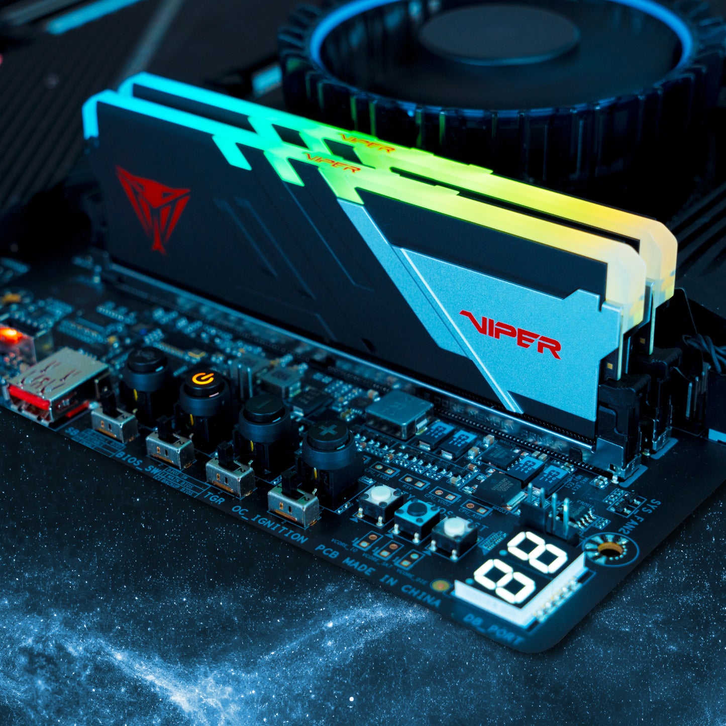 Patriot Viper Venom 64GB Kit (2x32GB) 6000MHz DDR5 Desktop Gaming Memory RGB - alternate product view 6