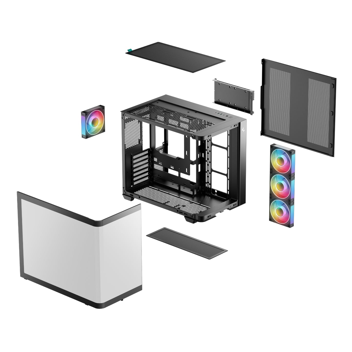 DEEPCOOL CG530U 4F ATX Gaming Chassis - Black - alternate product view 7