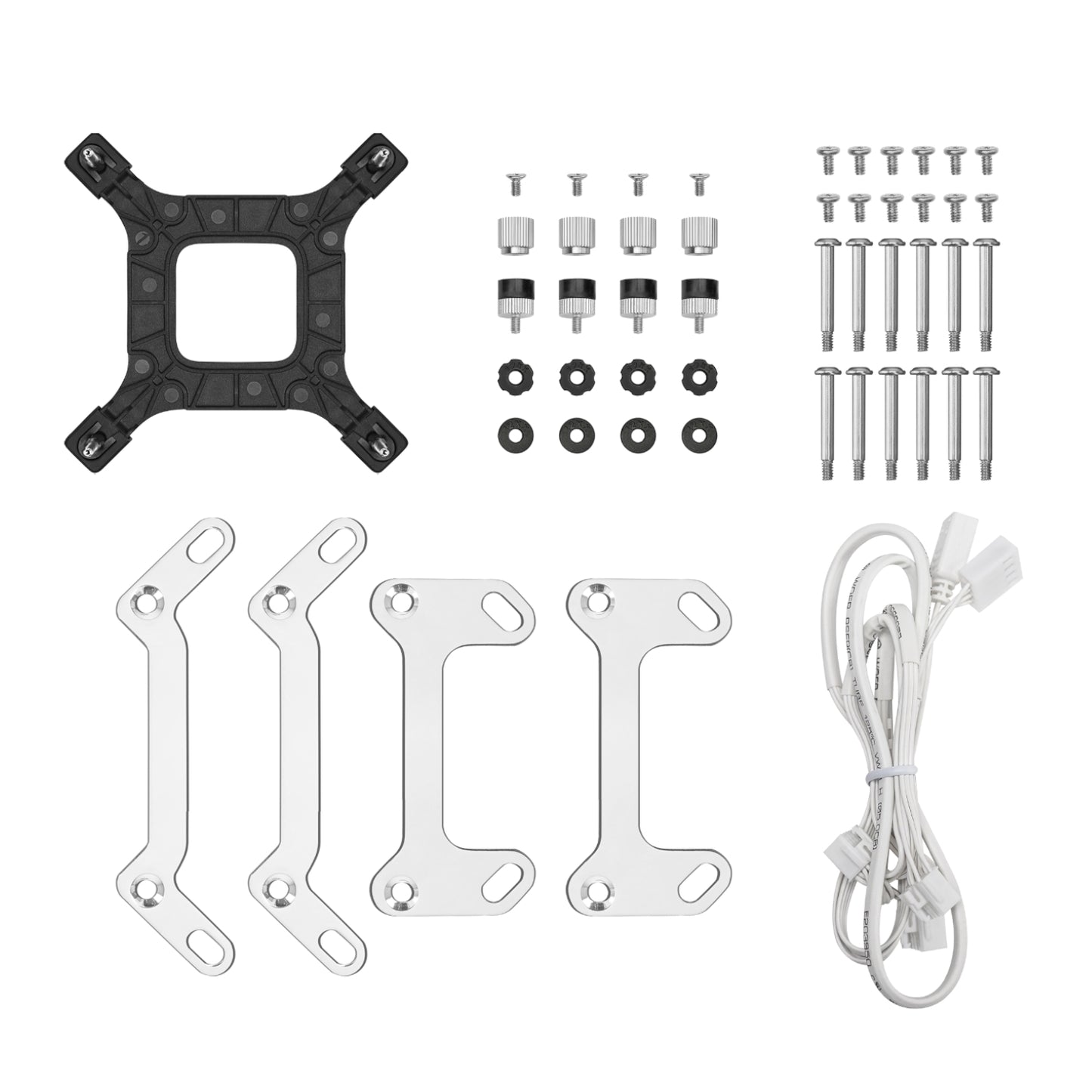 DEEPCOOL LM360 ARGB 360mm AIO CPU Liquid Cooler - White - alternate product view 6