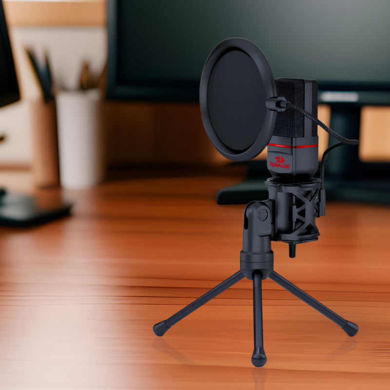 Redragon SEYFERT 3.5mm Aux Gaming Mic and Tripod - Black - alternate product view 4