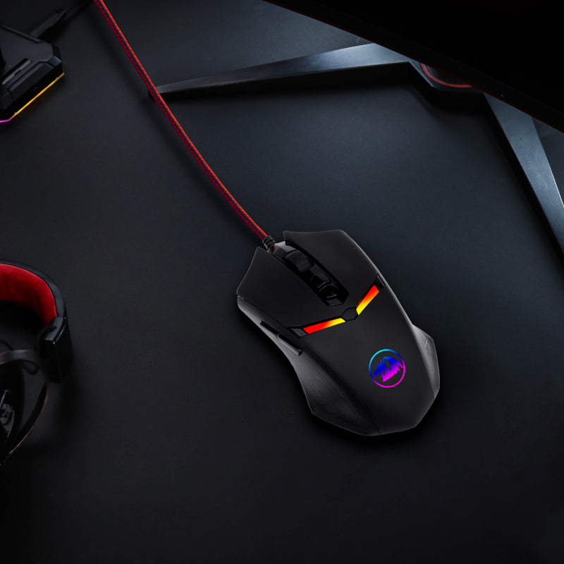 Redragon NEMEANLION 2 7200DPI Wired Gaming Mouse - Black - alternate product view 7