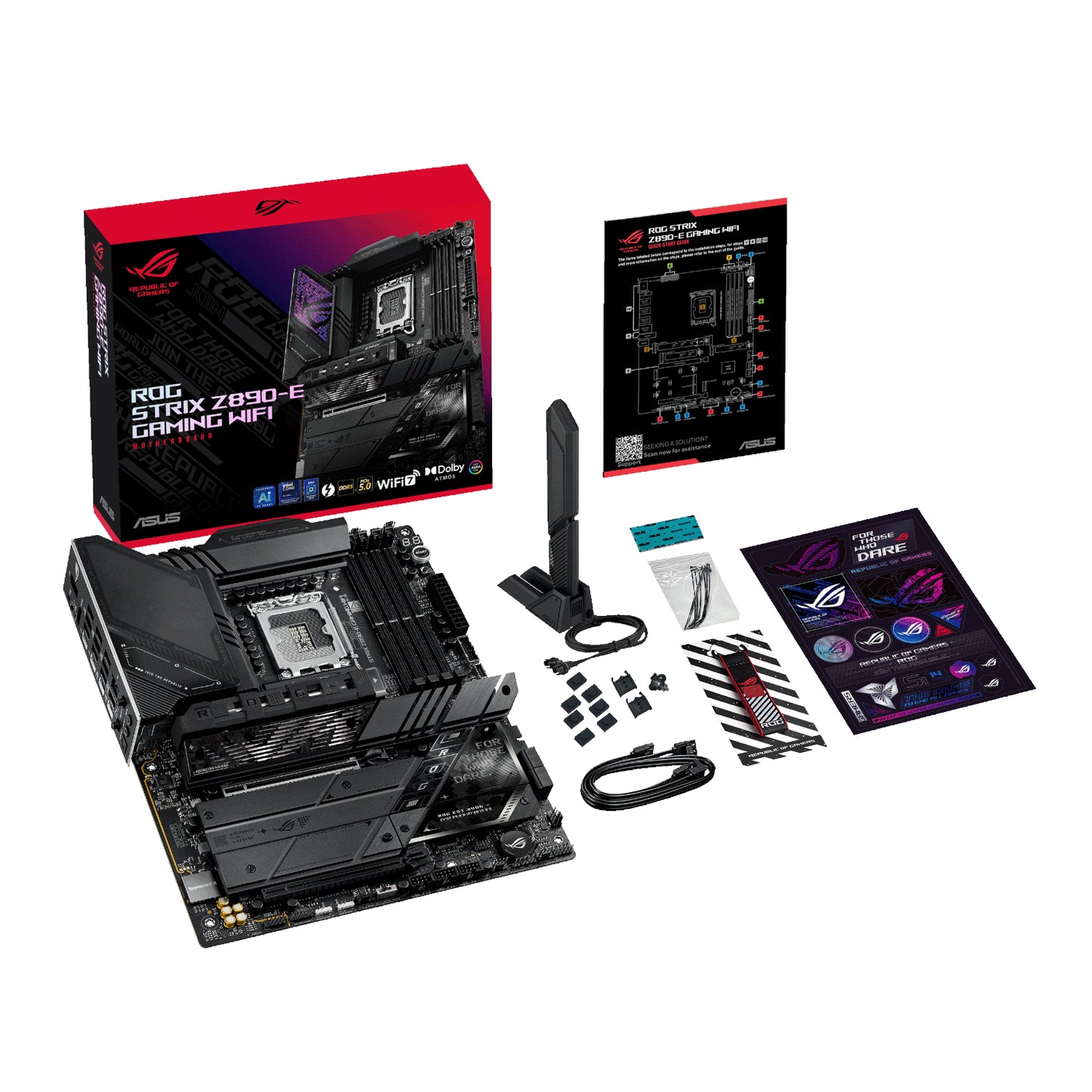 ASUS ROG Strix Z890-E Gaming WIFI Intel LGA1851 ATX Gaming Motherboard - alternate product view 6