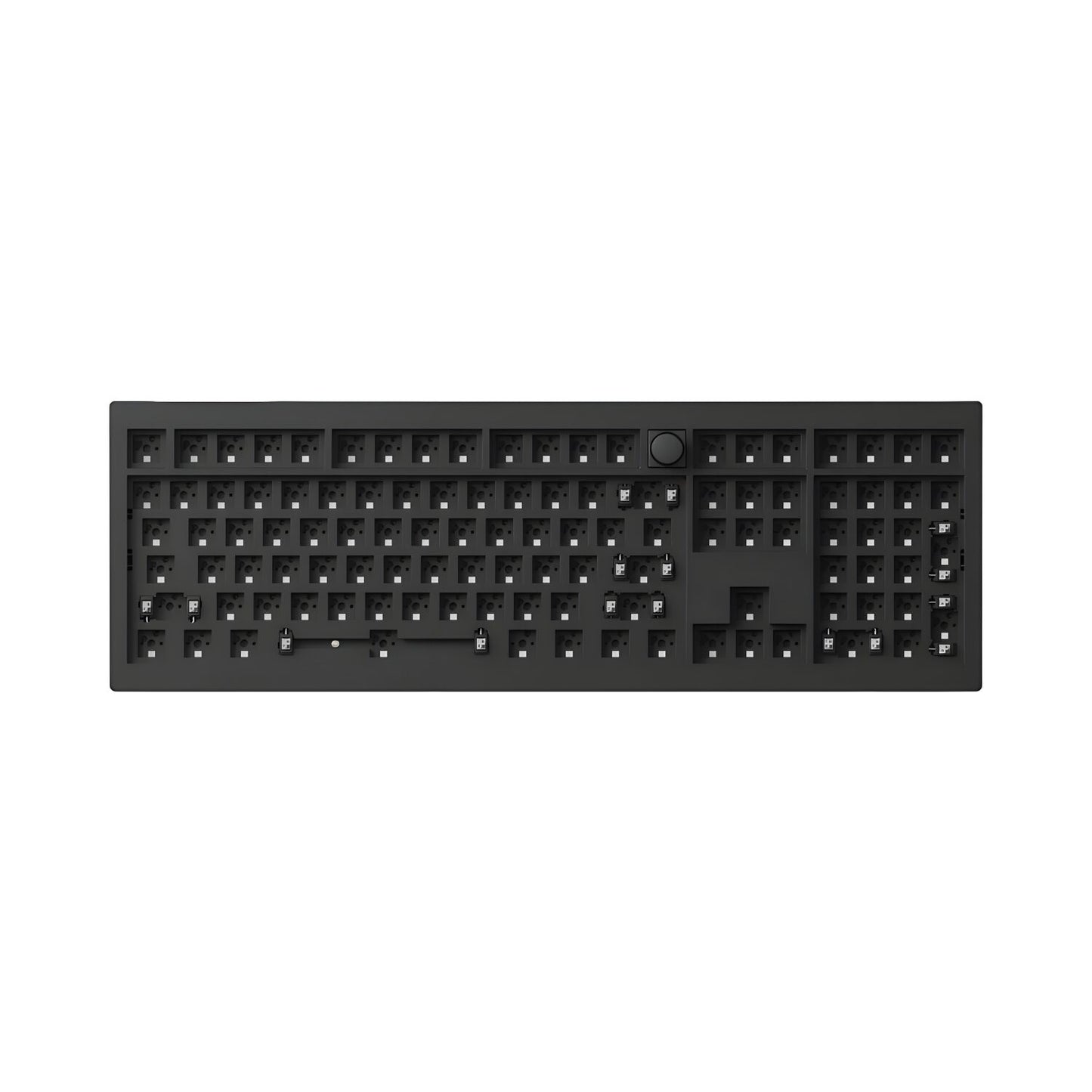 Keychron V6 Max QMK/VIA RED Wireless Custom Mechanical Keyboard - RED Switch - Black - alternate product view 6