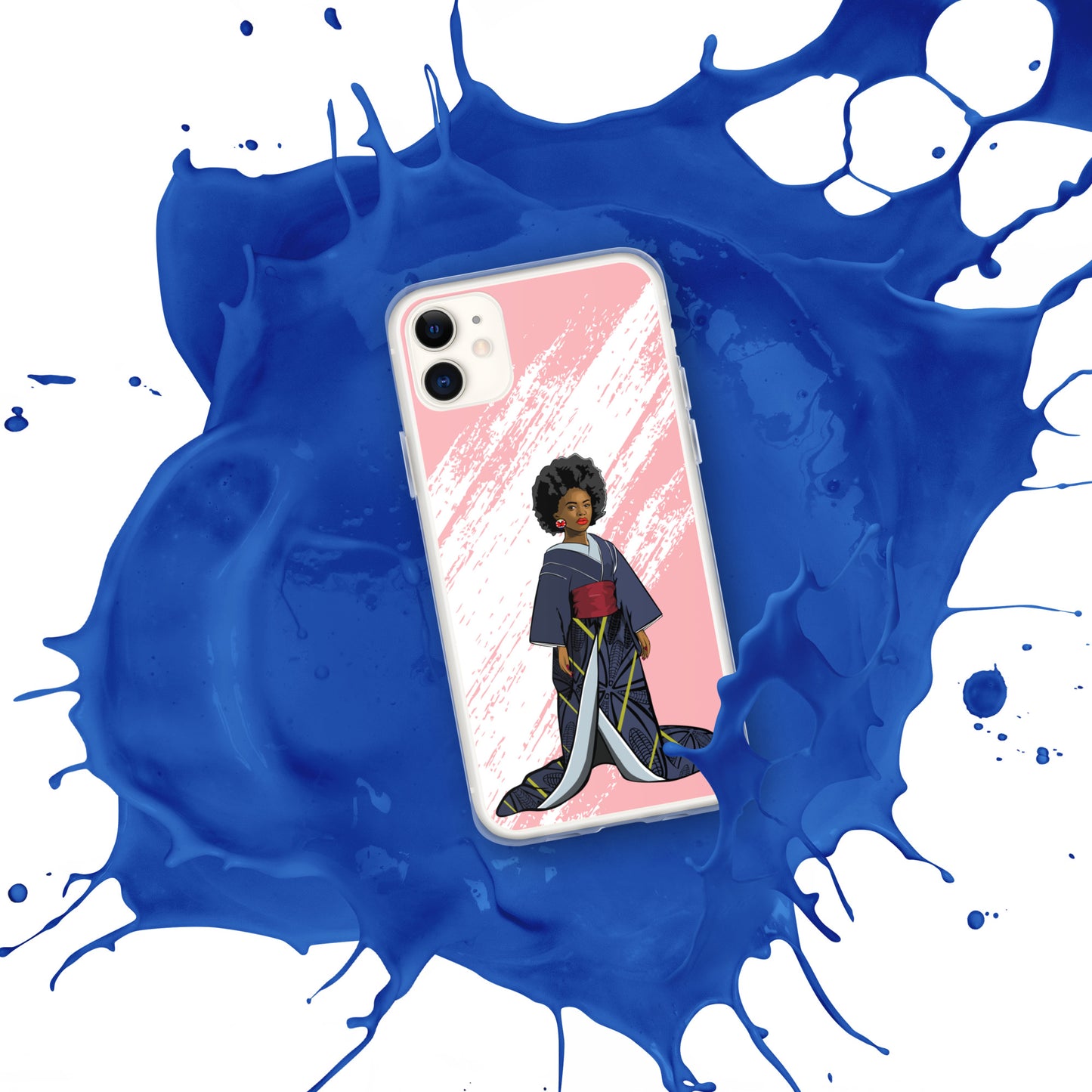 Afro-Geisha Clear Case for iPhone®