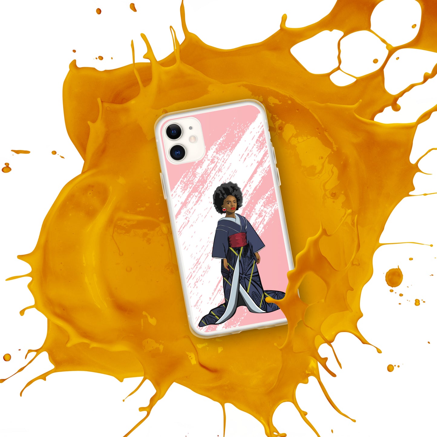 Afro-Geisha Clear Case for iPhone®