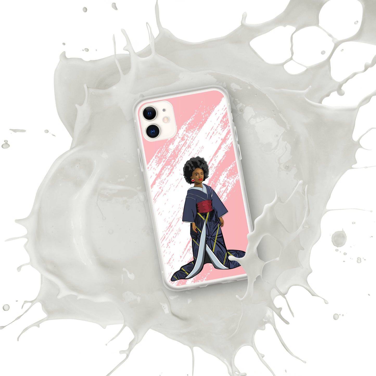 Afro-Geisha Clear Case for iPhone®