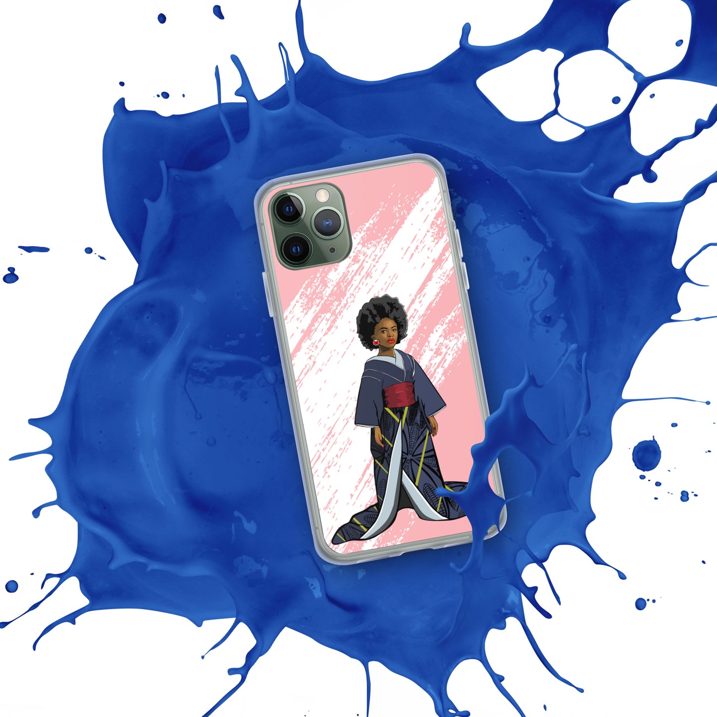 Afro-Geisha Clear Case for iPhone®