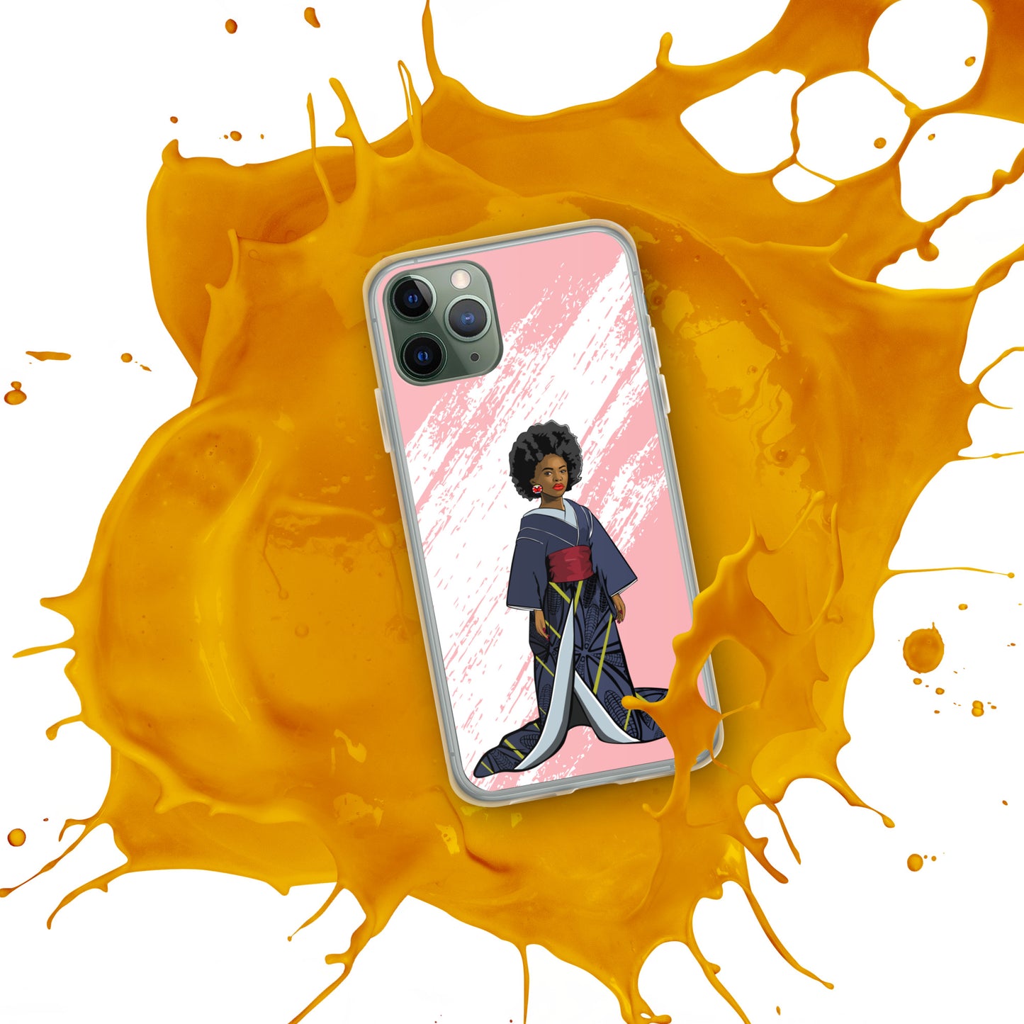 Afro-Geisha Clear Case for iPhone®