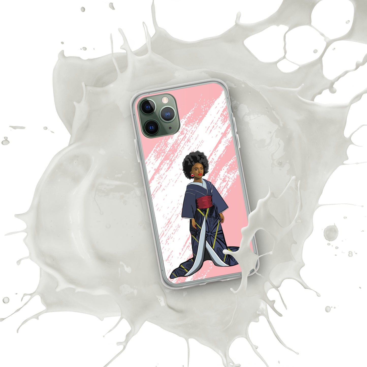 Afro-Geisha Clear Case for iPhone®