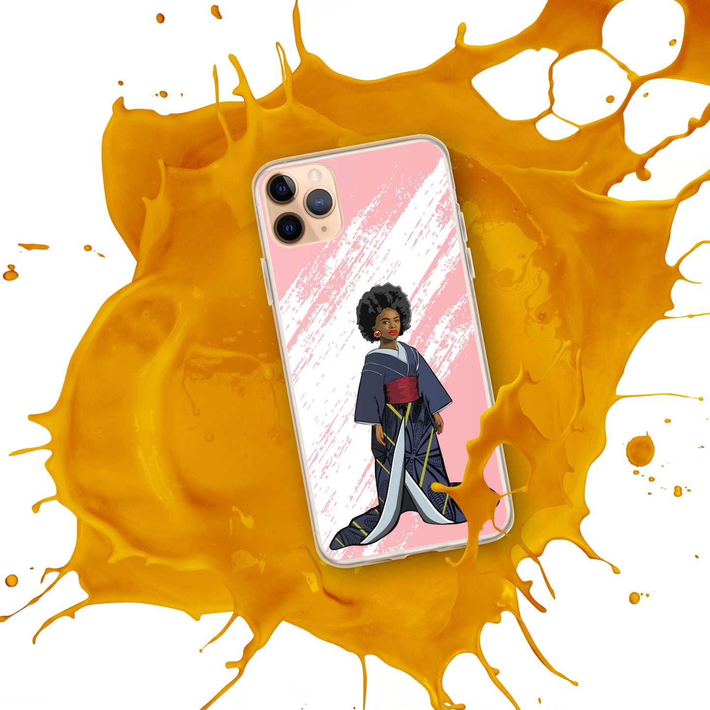 Afro-Geisha Clear Case for iPhone®