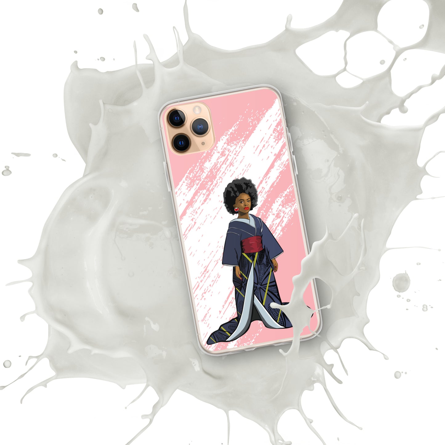 Afro-Geisha Clear Case for iPhone®
